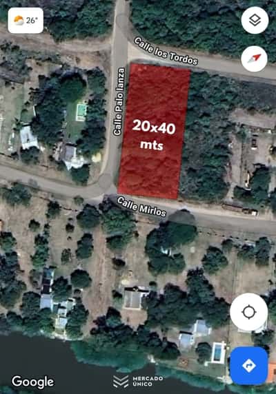 Terreno en Calle Mirlo y Pablo Lanza