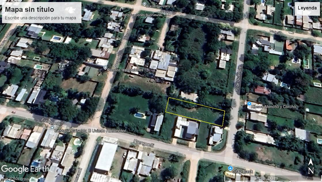 Terreno de 946 m² en Adelina Oeste