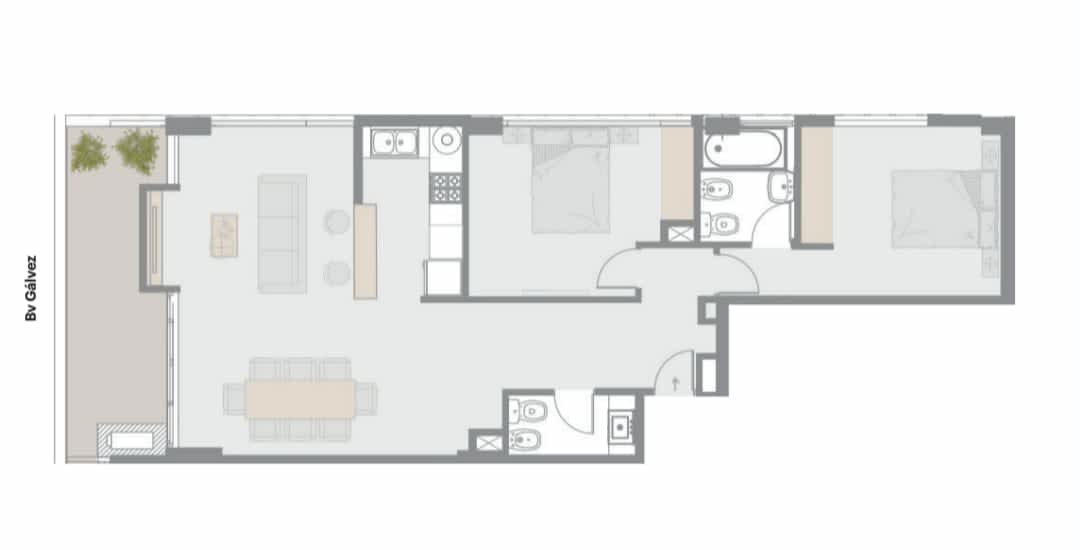 Departamento en Compra/Venta